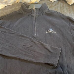 Men's Disney Black Quarter-Zip Sweatshirt